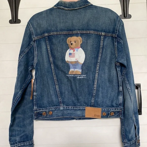 Trucker Denim Polo Bear Jean Jacket Polo Ralph Lauren Jean Jacket